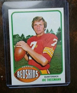 1976 Joe Theismann # 231 Washington Redskins Topps Football Card NFL-Mint - Picture 1 of 2