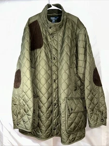 Polo Ralph Lauren Quilted Jacket Men's 4LT Tall Hunting Outdoor Coat - Picture 1 of 12