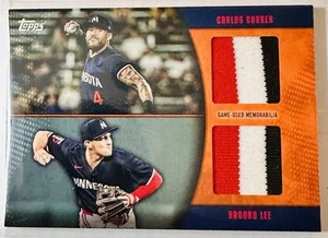 2025 Topps Series 2 - Dual Relic CARLOS CORREA / BROOKS LEE #MLMD2-CLE Twins /25 - Picture 1 of 2