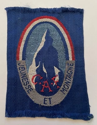 Tissu des Volontaires de Jeunesse et Montagne. 1° modèle. 1940 (L227) - Photo 1/2