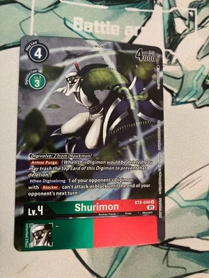 Shurimon BT8-048 U FOIL Digimon CCG | Tournament Pack Vol.9 NM - Image 1 of 2