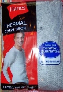 Camisa térmica cuello redondo HANES 65/35 GRIS talla mediana - Imagen 1 de 1