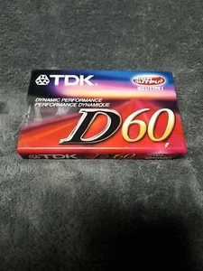 TDK High Output D60 Blank Audio Cassette Tape - Bild 1 von 2