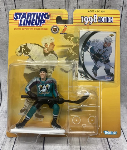 1998 Starting Lineup Paul Kariya Anaheim Mighty Ducks Figure & Card New Cover