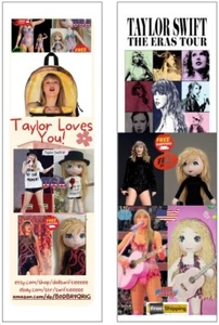 Bookmark 10 pieces Personalised bookmark. ERAS tour. Swifty. TS. Taylor swift. T - Picture 1 of 7
