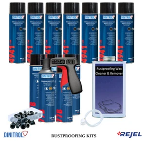 DINITROL VEHÍCULO NUEVO AEROSOL A PRUEBA DE ÓXIDO KIT PARA COCHE MEDIANO - Imagen 1 de 2