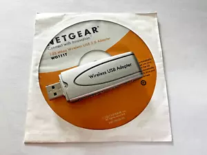 Netgear Wireless USB 2.0 Adapter 108 mbps 2.4GHz. Model - WG111T - Picture 1 of 6