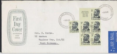 1969 Prime Minister Booklet Australia 30c Long Format APO Shield Cover (NON-FDC) - Image 1 of 2