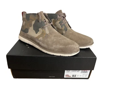 Botas chukka UGG Freamon camufladas de gamuza y nailon para hombre talla 8,5 multicolor 1018444 nuevas en caja Foto 1 de 4