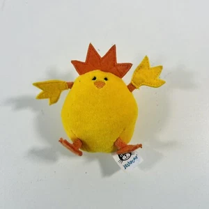 Jellycat Chirpy Chick Assortment - Retired 2005 - Yellow Tiny Chirpy Chick 3" - Picture 1 of 2