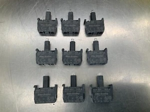 (9) Allen-Bradley 800-N3Y 120 VAC Integrated LED Latch Mount - Picture 1 of 2