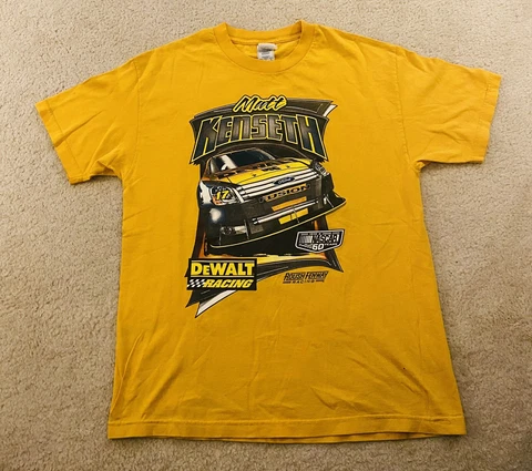 Mens NASCAR Matt Kenseth Dewalt Racing Rauch Fenway Size Large Cover