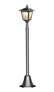 42 Inch Mini Solar Lamp Post Light, Adjustable Outdoor Garden & Lawn Street L... - Picture 1 of 6