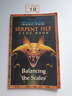 ULTIMA VII SERPENT ISLE PART II CLUE BOOK BALANCING THE SCALES V. NICE 1993 80Pg - Image 1 of 4