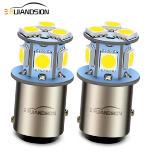 2pc 24V BAY15D 5050 8 LED 1157 DUAL FILAMENT BRAKE STOP TAIL LIGHT BULBS GLOBE - Picture 1 of 8