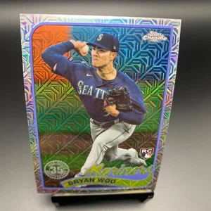 2024 Topps Series 1 #T89C-95 Bryan Woo Mojo Refractor RC Seattle Mariners - Picture 1 of 2