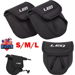 S/M/L Fishing Reel Cover Bag Baitcasting Cover Spinning Protective Case Pouch - Picture 1 of 19