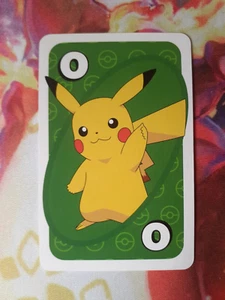 Pokemon Uno Asia Pikachu 0 Green Deck NM - Picture 1 of 4
