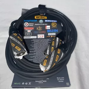 WBC Gotham Audio Cable 8ft Set of 2 - Picture 1 of 4
