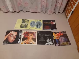 Collection of 7 Judy Garland vinyl LPs The Hits Over The Rainbow Jazz Records - Picture 1 of 1
