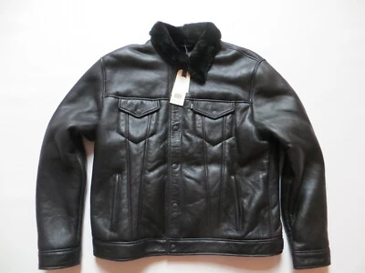 Levi's Jacke Lederjacke Gr. XXL NEU ! Echt Leder Sheep Leather Warm Gefüttert ! - Bild 1 von 4