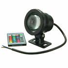 Remote IP65 Waterproof 20W 12V RGB LED Underwater Spot Light Pond Aquarium Lamps