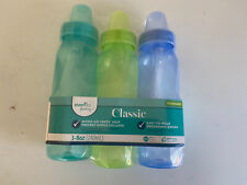 Evenflo Classic Baby Bottle 237ml 3 Quantità - Colori Assortiti Nuovo