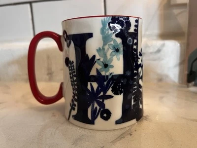 10 canecas de café Strawberry Street Artisan Collection monograma inicial ''H'' 14 oz. - Imagem 1 de 4