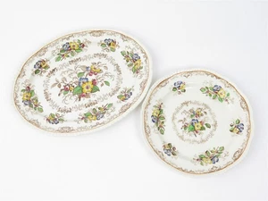 Antique William Ridgway, Son, & Co. Earthenware Transferware Set of 2 Platters - Picture 1 of 10