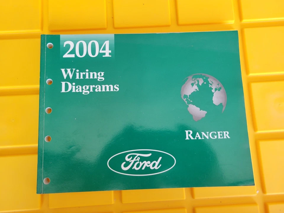 1 PC 2004 Ford Ranger Truck Wiring Factory Repair Manual OEM Service Diagrams - Image 1 of 1