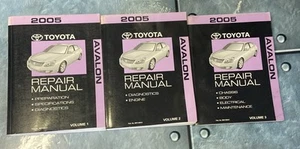 2005 Toyota Avalon Factory Repair Manual 1&2 & 3 OEM - Picture 1 of 4