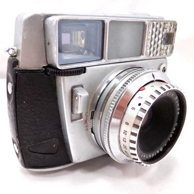 Cámara telémetro Balda Prontor SLK 35mm plateada y negra para reparación o exhibición Foto 1 de 4