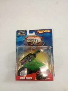 HOT WHEELS Monster Jam Grim Grave DIGGER UNDER COVERZ Monster Truck #39 NIB Fold - Picture 1 of 2