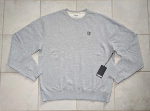 Linksoul Herren XL Ambassador Rundhals Pullover grau meliert Langarm Baumwolle - Bild 1 von 7