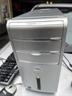 VINTAGE DELL Inspiron 531 AMD Athlon 64 X2 2.3 GHz, 2 Gb RAM, 500GB HD, DVD RW - Image 1 of 4