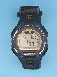 Timex Ironman T5K513 Triathlon Multifunction Indiglo Digital Quartz 44mm Watch  - Picture 1 of 24