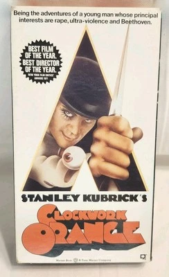 A Clockwork Orange (VHS, 1991) Stanley Kubrick Cult Classic Movie Tape Vtg - Image 1 of 4