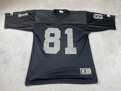 vintage starter Oakland Raiders NFL Jersey Size M L 1995 #81 Tim Brown - Image 1 of 4