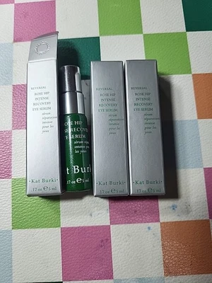 LOT OF 3 Kat Burki Rose Hip Intense Recovery Eye Serum .17oz X 3 Travel Size NEW - Image 1 of 2