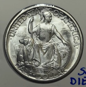 1936-D 50c San Diego Commemorative Half Dollar ** Brilliant UNC ** BQE5152 - Picture 1 of 3