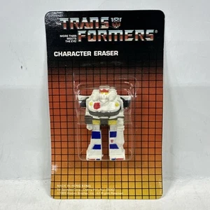 Optimus Prime Character Eraser Transformers 1985 Vintage Hasbro New In Package - Picture 1 of 9