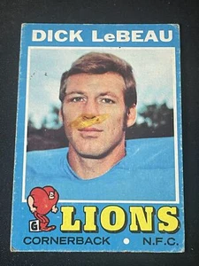 Topps #154 1971 Dick LeBeau - Imagen 1 de 2