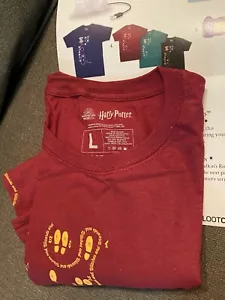 CAMISETA TOP WIZARDING WORLD OF HARRY POTTER BOOT CAJA YULE BALL Gryffindor L - Imagen 1 de 3