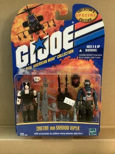 GI Joe 2001 Collector's Special Edition Zartan & Shadow Viper 2er-Pack - Bild 1 von 2