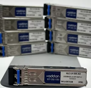 Addon GLC-LH-SM-AO Transceiver 1000BASE-LX SFP SMF for Cisco 1310nm 10km LC - Picture 1 of 4