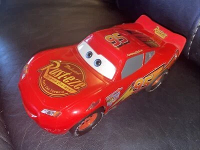 Disney Supercharged Cars Lightning McQueen Vehicle Tyco V3442 NO Remote Control - Image 1 of 4
