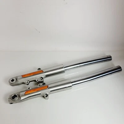 Patas de horquilla deslizantes delanteras derecha izquierda Harley-Davidson 14-23 Touring OEM 49 mm - dobladas Foto 1 de 4