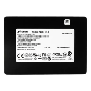 Micron 7300 PRO 3.84TB SSD 2.5" NVMe Solid State Drive MTFDHBE3T8TDF-1AW1ZABYY - Picture 1 of 3