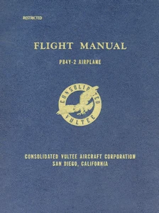 95 Page Navy PB4Y-2 Privateer Consolidated Vultee Flight Manual on CD - Picture 1 of 12