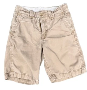 Boys - Gap Kids Khaki Adjustable Waist Shorts - Sz 10 W24” X 5.5” L (99) - Picture 1 of 4